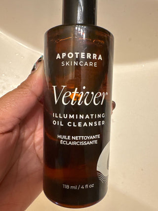 Apoterra Vetiver Illuminating Oil Cleanser