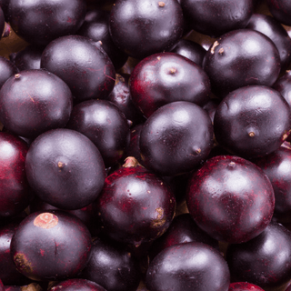 Acai berries close up
