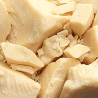 Chunks of cocoa butter
