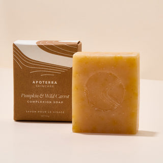 Apoterra Skincare Pumpkin & Wild Carrot Complexion Soap