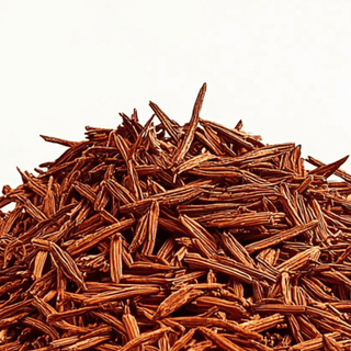Pile of Rooibos tea leaves