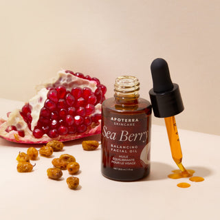 SBF Botanicals Sea Berry Balancing Facial Oil with pomegranate and sea buckthorn