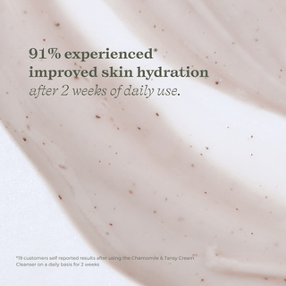 Apoterra Chamomile Tansy Hydrating Cleanser customer review improved skin hydration results in just 2 weeks