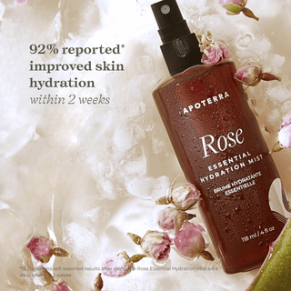 Rose water hydration mist improved skin hydration benefit in just two weeks