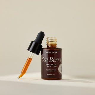 Sea Berry Balancing Facial Oil with oil dropper hero product image
